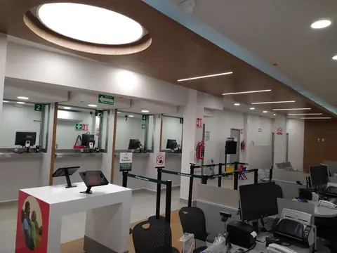 Ventanillas y mostrador de atención
